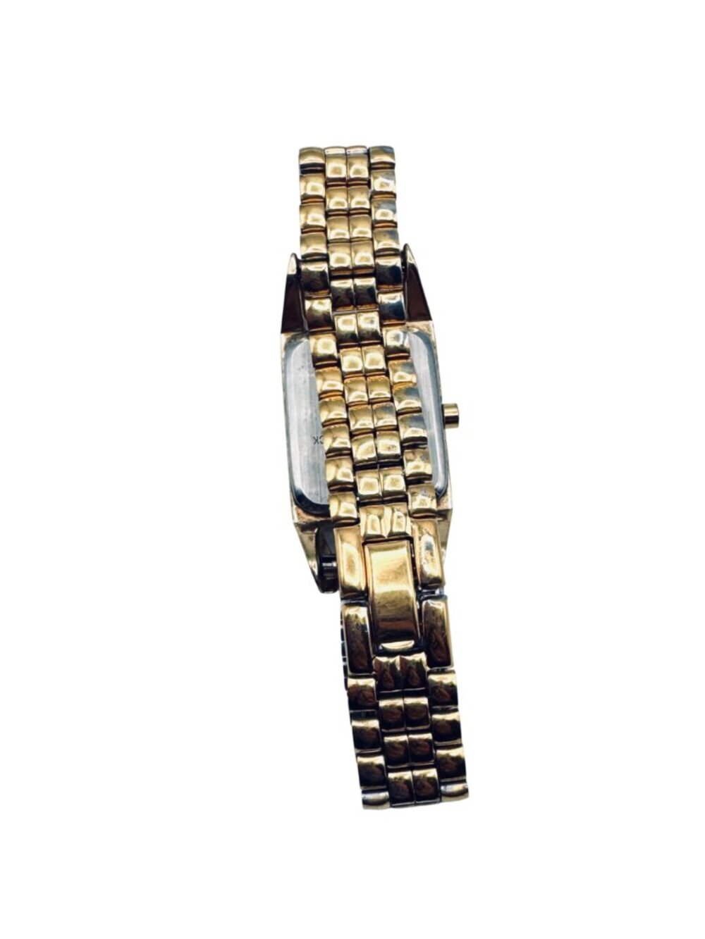 Vintage Anne Klein Watch Gold Tone Speidel Band 1990s Classic Regency Needs Batt - Picture 3 of 6